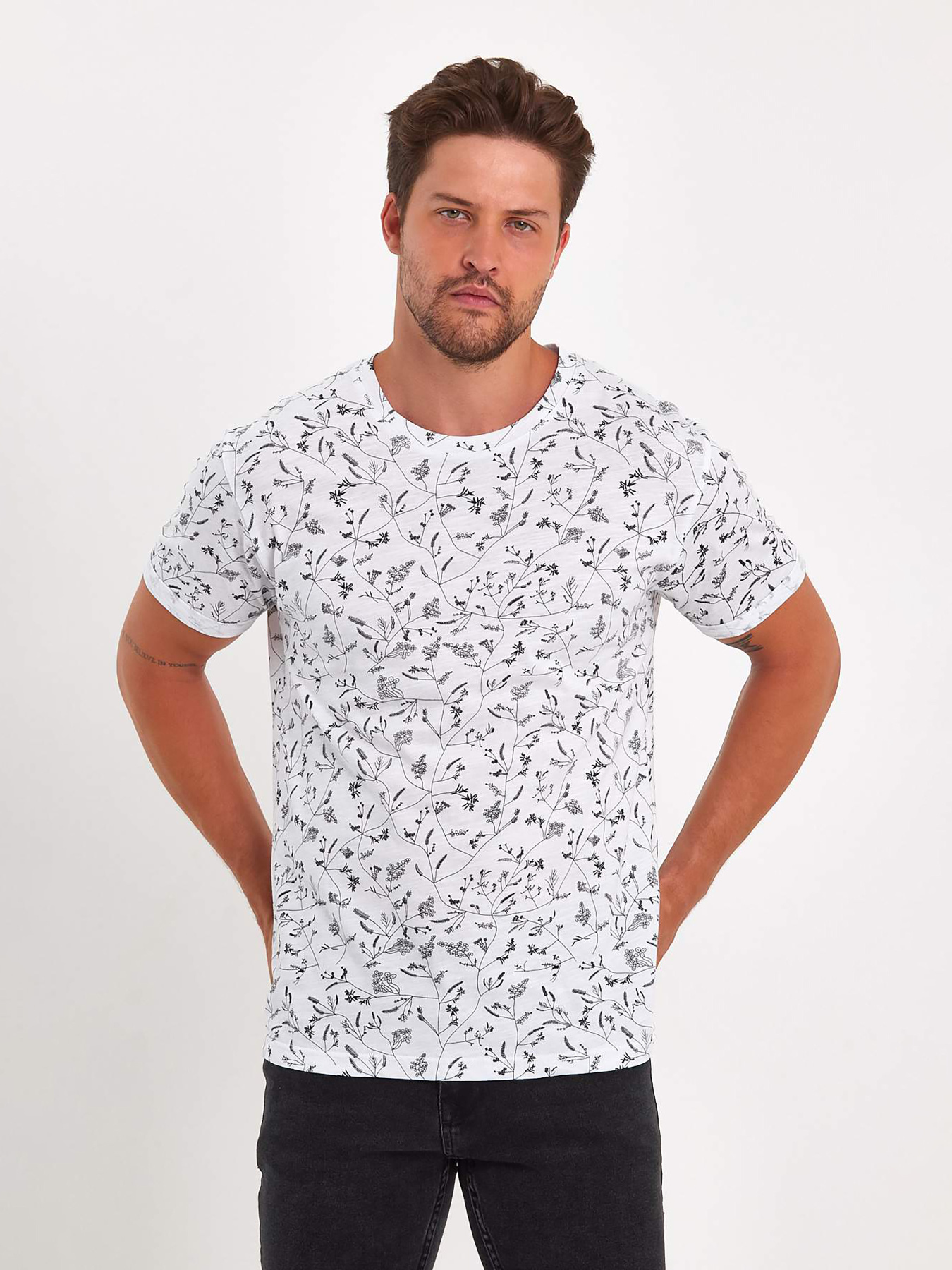 Футболка Trend Collection модель TC8900WhiteFTBLK Фото