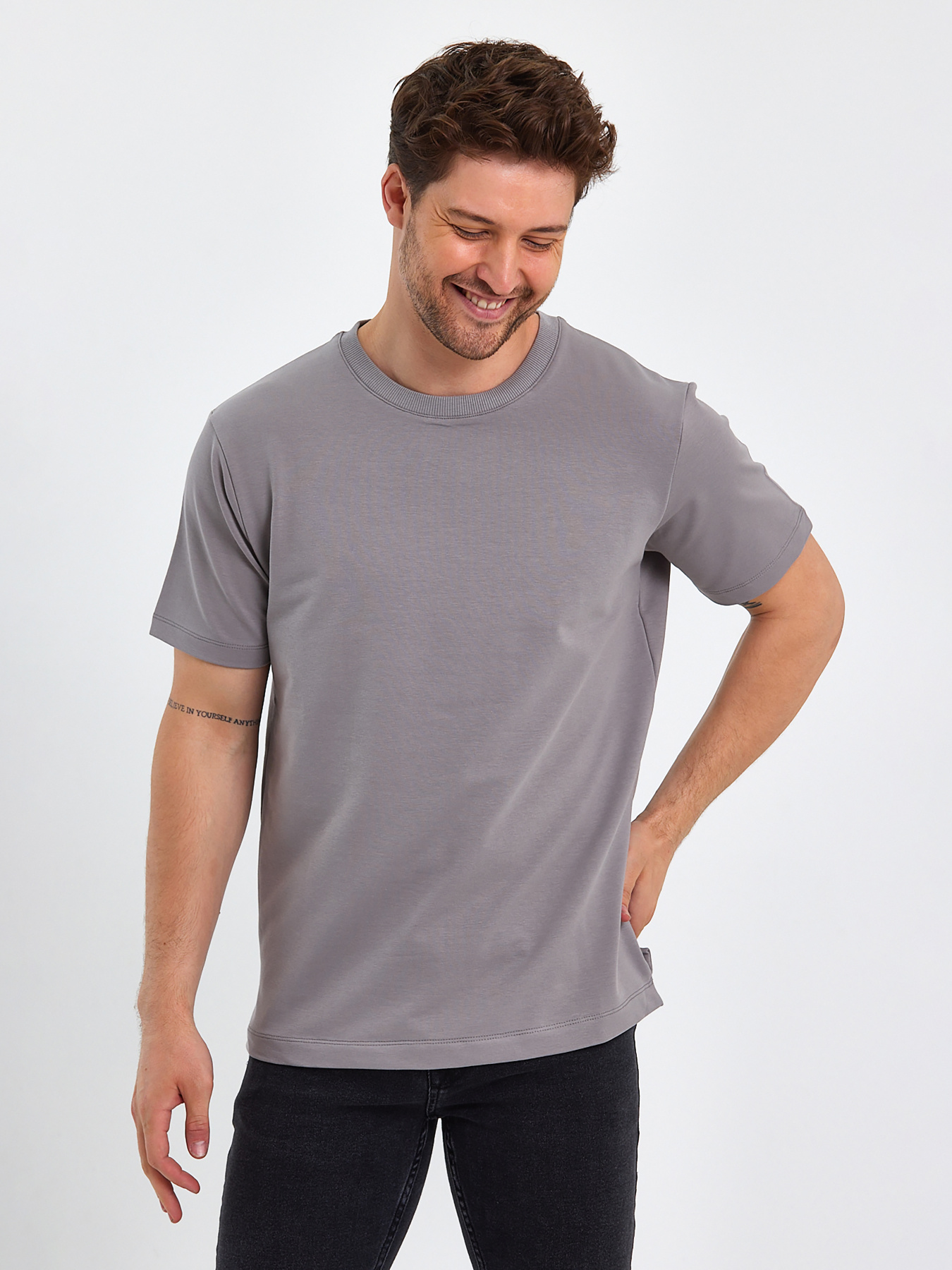 Футболка Trend Collection модель TC8820GreyFTBLK Фото