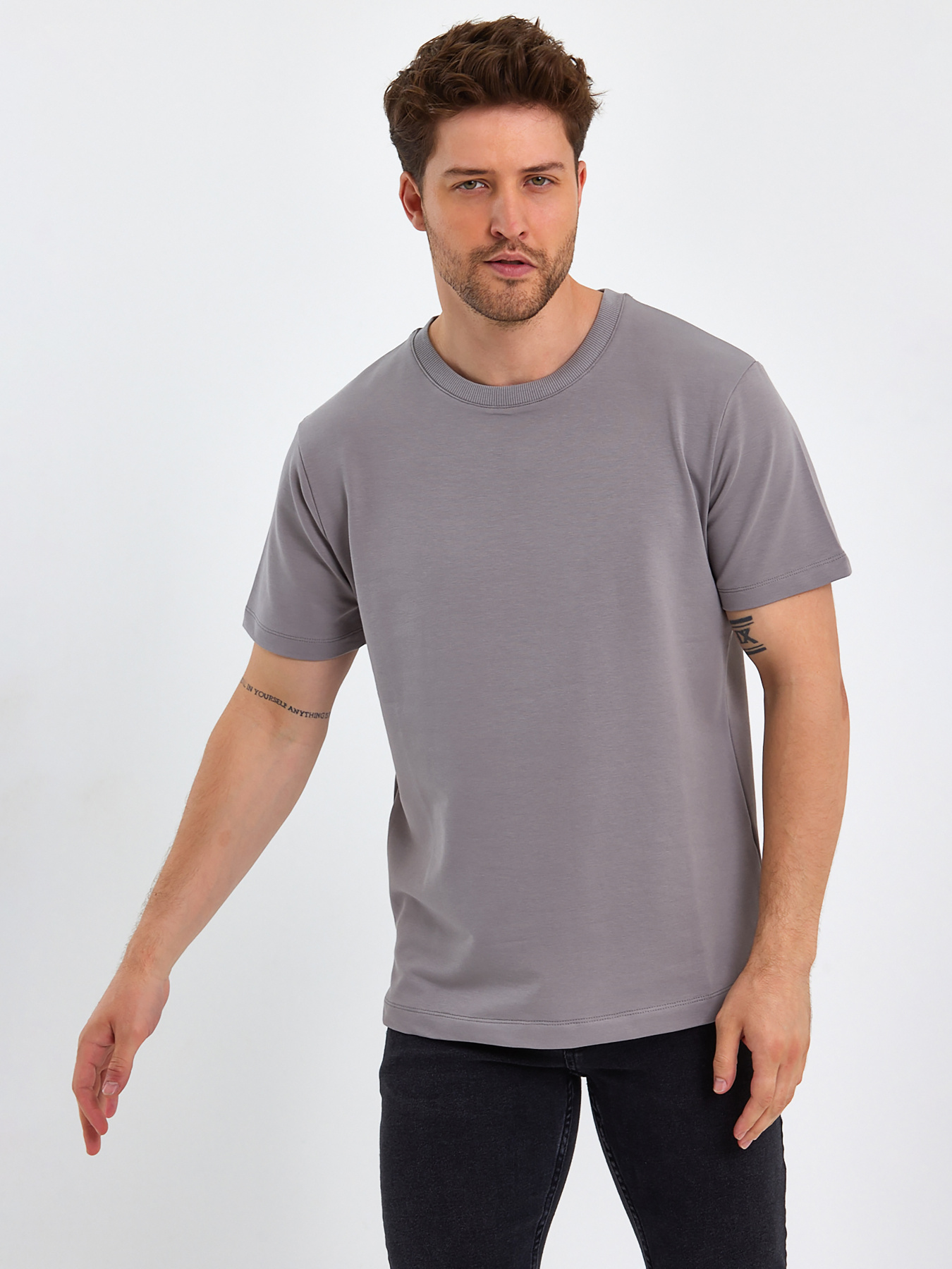 Футболка Trend Collection модель TC8820GreyFTBLK Фото