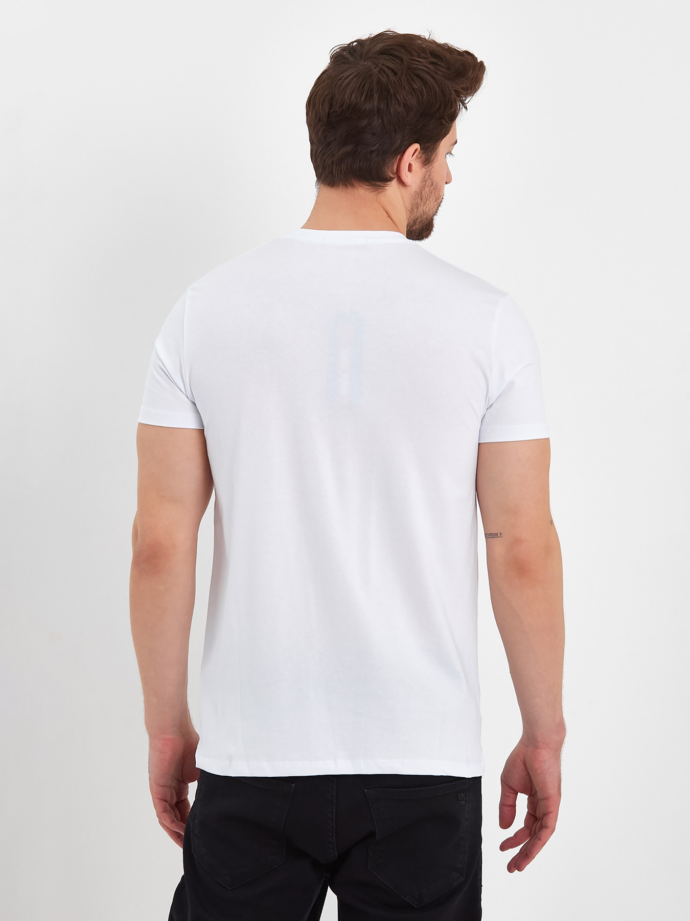 Футболка Trend Collection модель TC8344WhiteFTBLK Фото