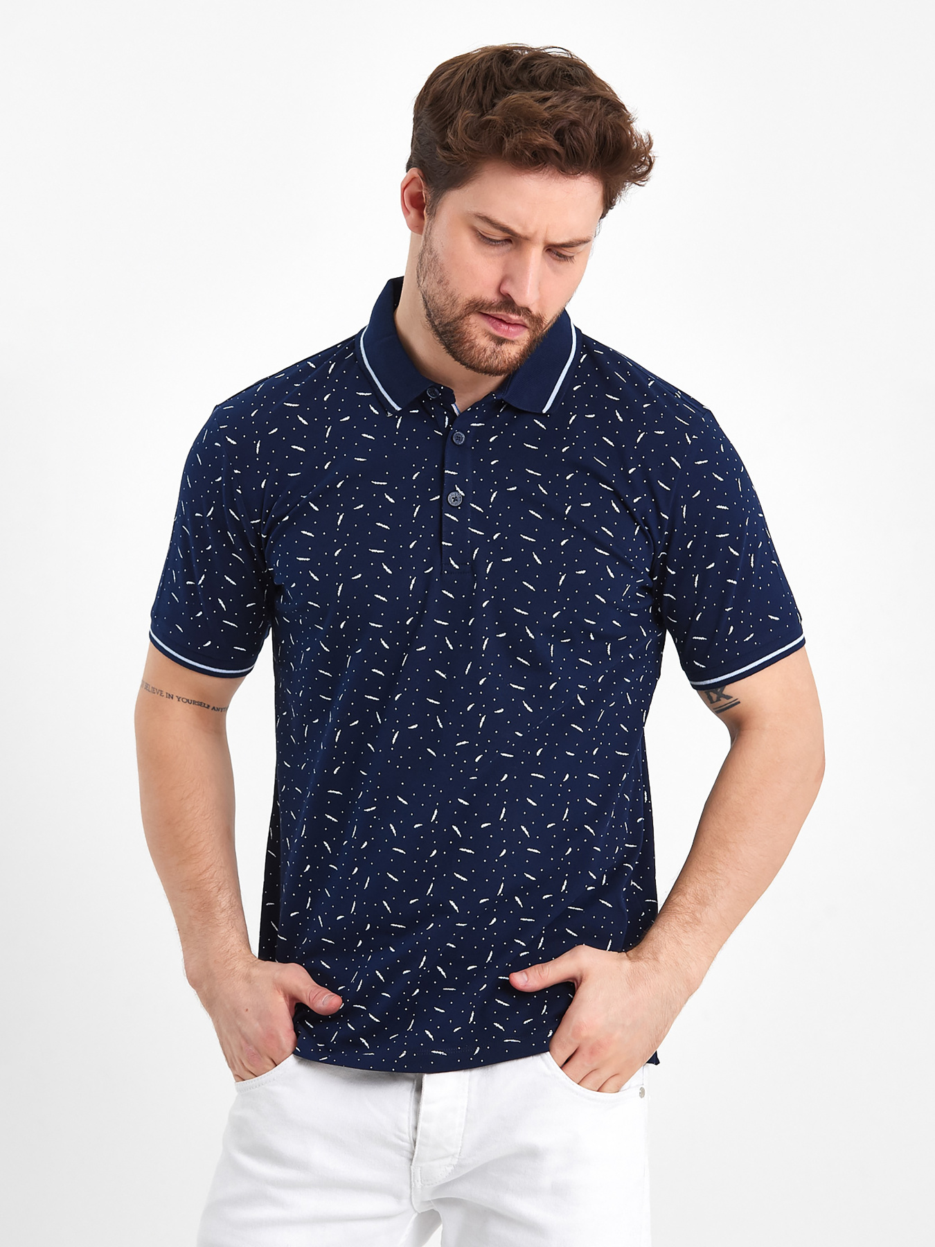 Поло Trend Collection модель TC8322DarkBlueFTBLK Фото