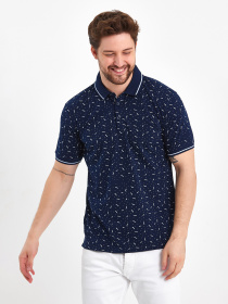 Поло Trend Collection модель TC8322DarkBlueFTBLK Фото