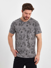 Футболка Trend Collection модель TC8306GreyFTBLK Фото