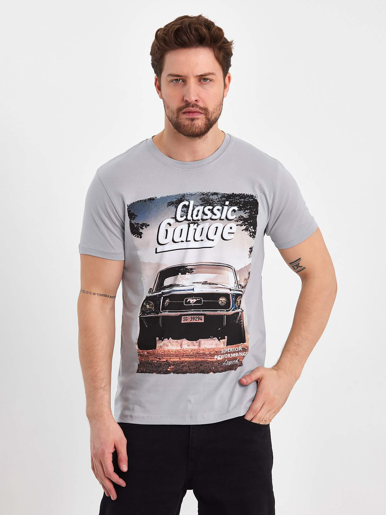 Футболка Trend Collection модель TC8302GreyFTBLK Фото