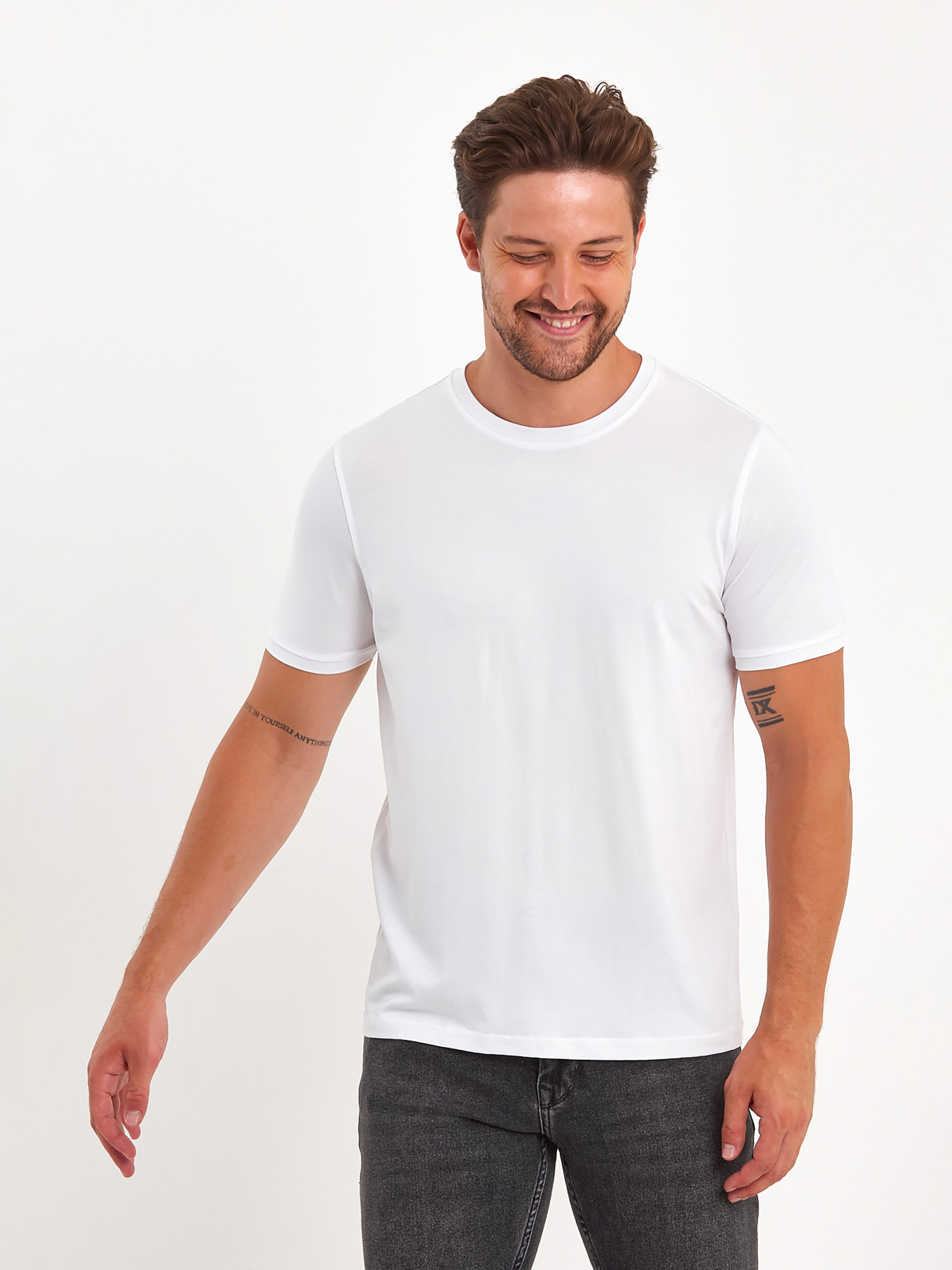 Футболка Trend Collection модель TC8245WhiteFTBLK Фото