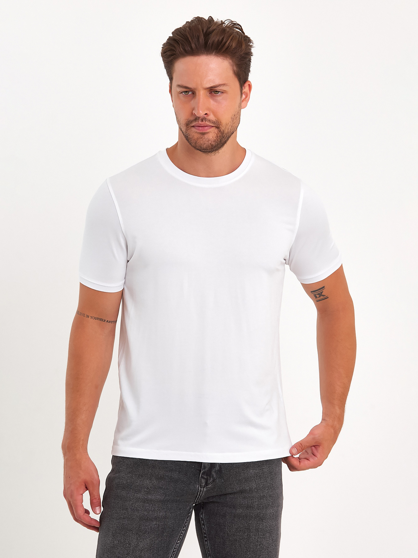 Футболка Trend Collection модель TC8245WhiteFTBLK Фото