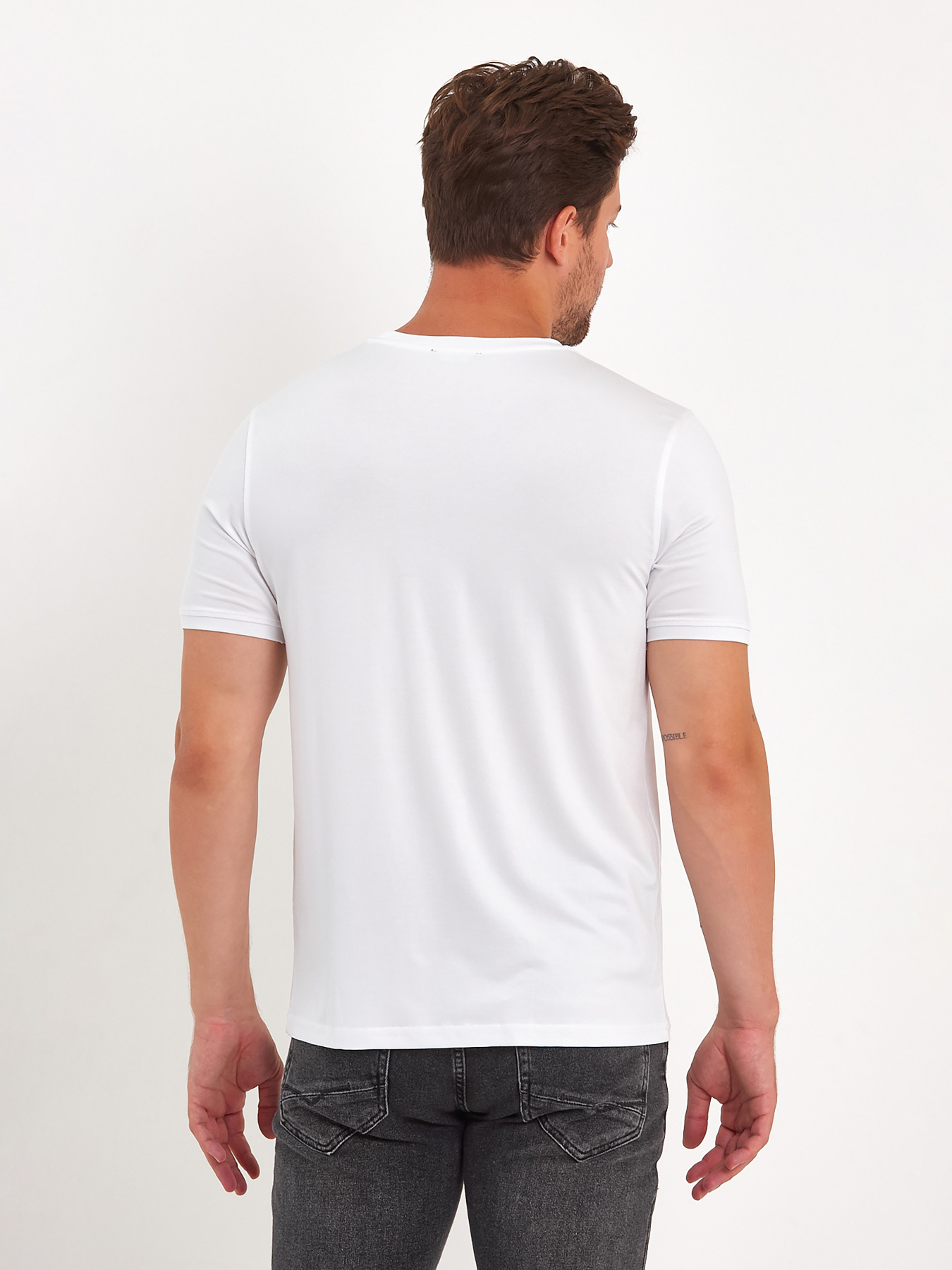 Футболка Trend Collection модель TC8245WhiteFTBLK Фото