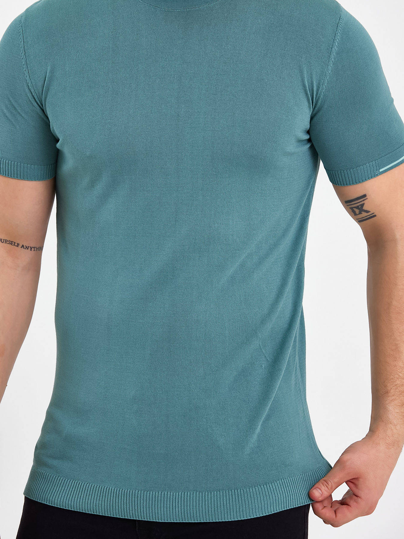 Футболка Trend Collection модель TC8243PistachioFTBLK Футболка Trend Collection модель TC8243PistachioFTBLK Фото