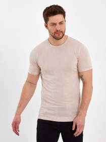 Футболка Trend Collection модель TC8242BeigeFTBLK Фото