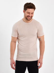 Футболка Trend Collection модель TC8242BeigeFTBLK Фото