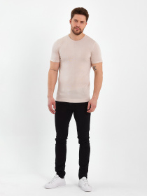 Футболка Trend Collection модель TC8242BeigeFTBLK Фото