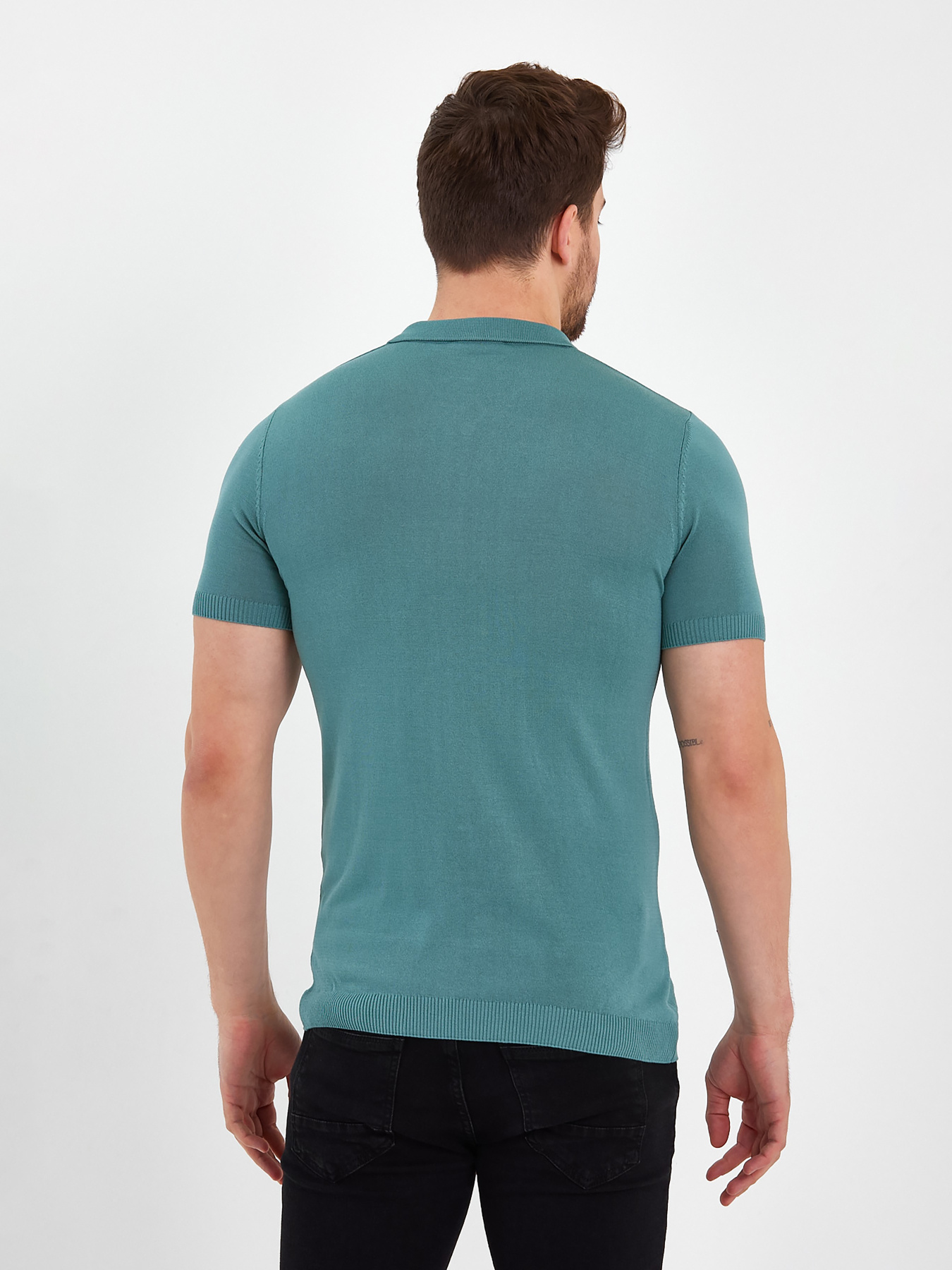 Поло Trend Collection модель TC8220PistachioFTBLK Фото