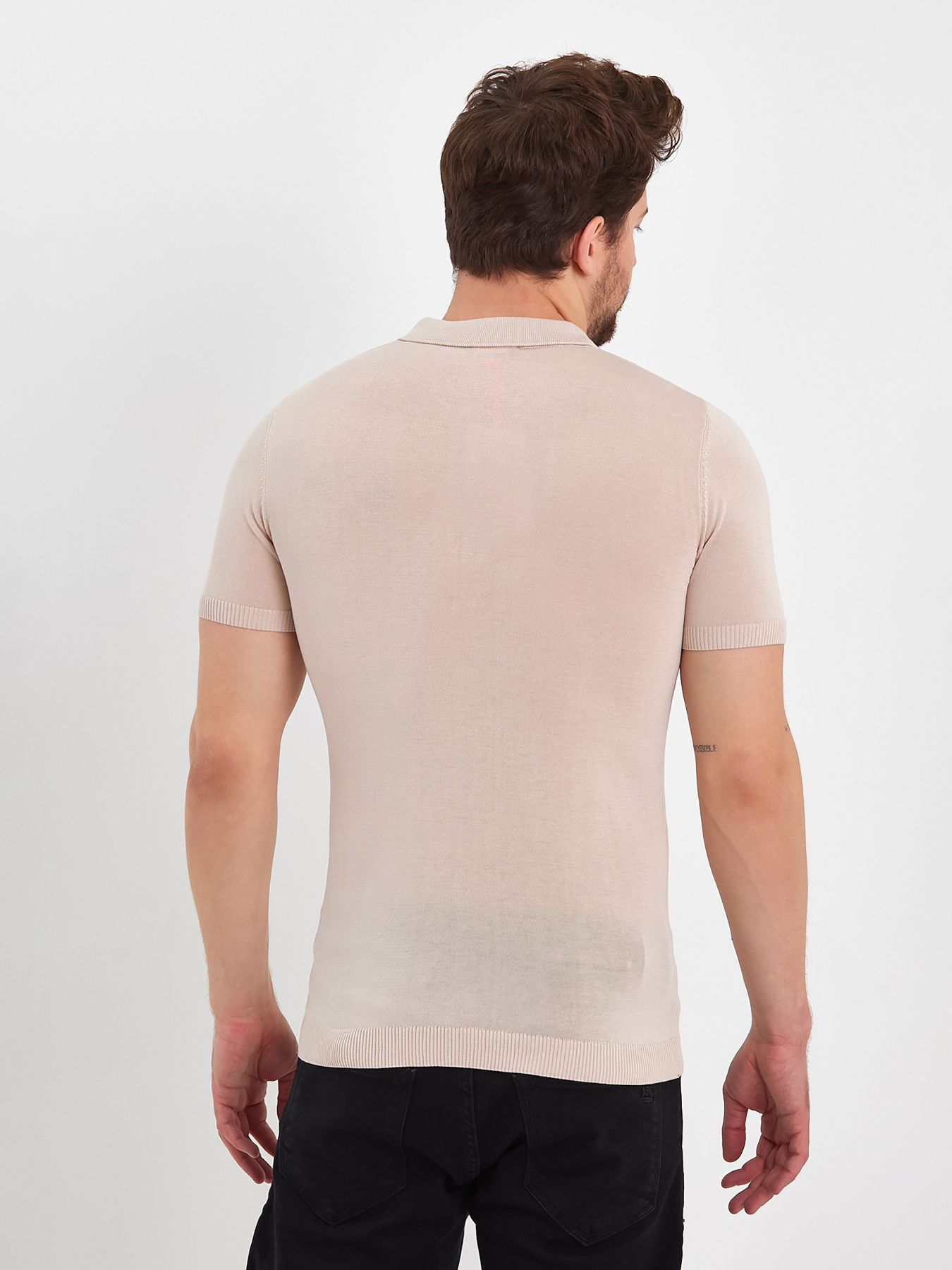 Поло Trend Collection модель TC8215BeigeFTBLK Фото