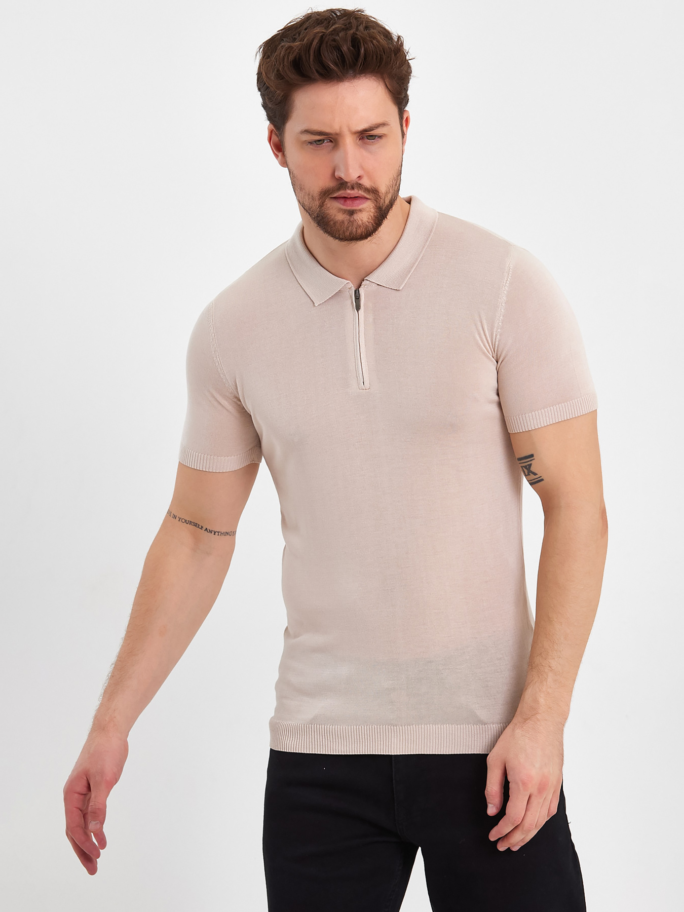 Поло Trend Collection модель TC8215BeigeFTBLK Фото