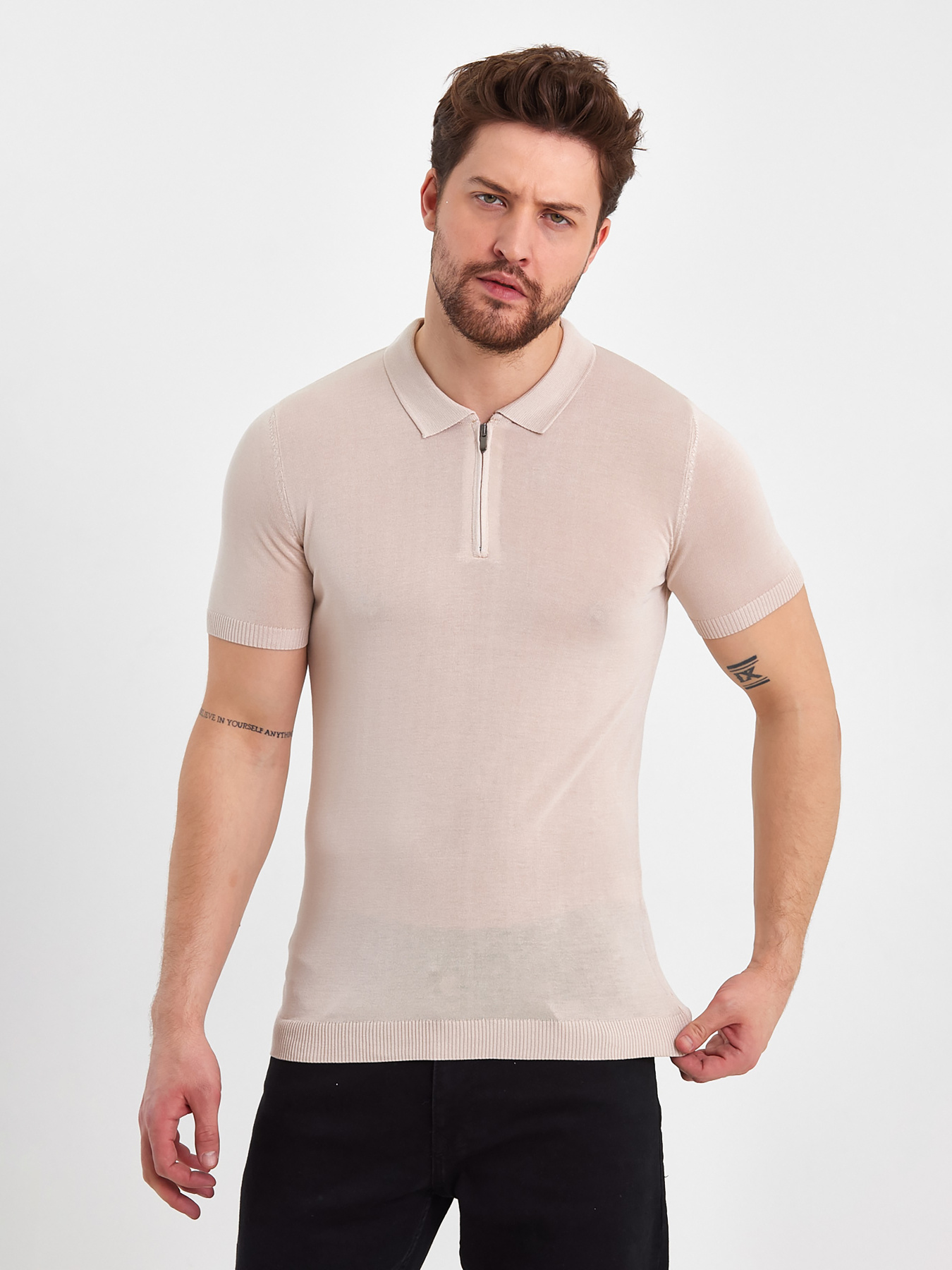 Поло Trend Collection модель TC8215BeigeFTBLK Фото