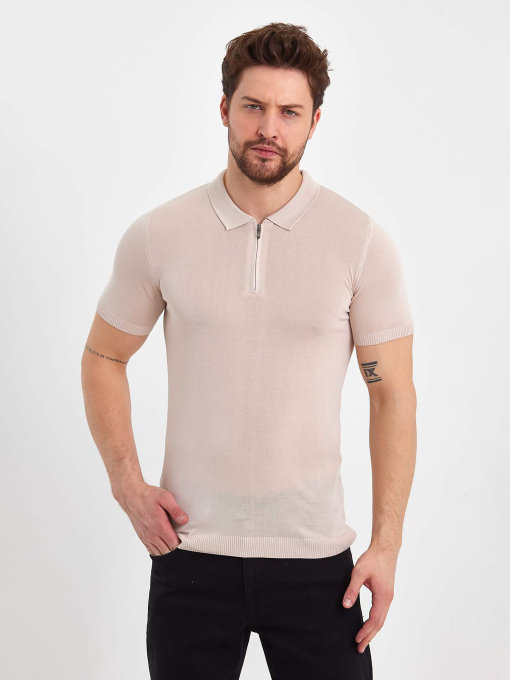 Поло Trend Collection модель TC8215BeigeFTBLK Фото