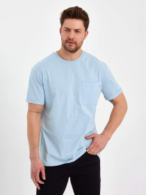 Футболка Trend Collection модель TC8094BlueLightFTBLK Фото