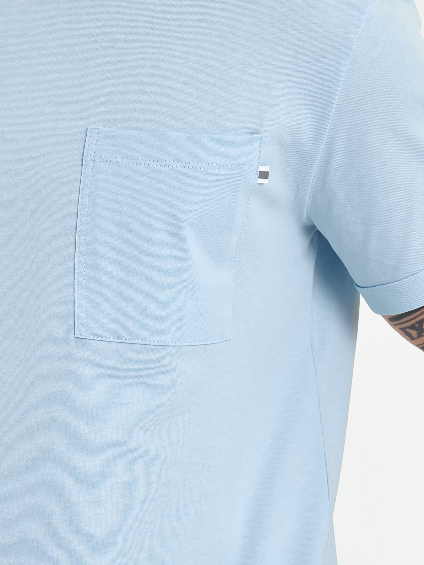 Футболка Trend Collection модель TC8094BlueLightFTBLK Фото