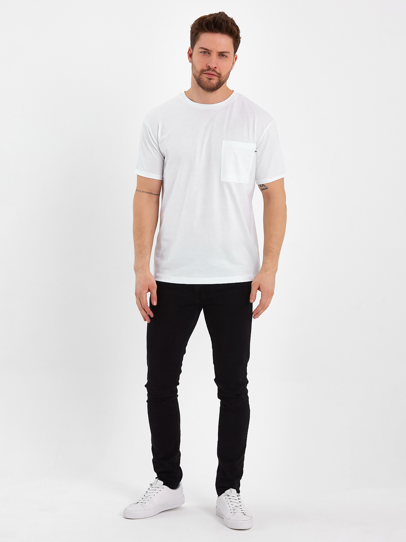 Футболка Trend Collection модель TC8093WhiteFTBLK Фото