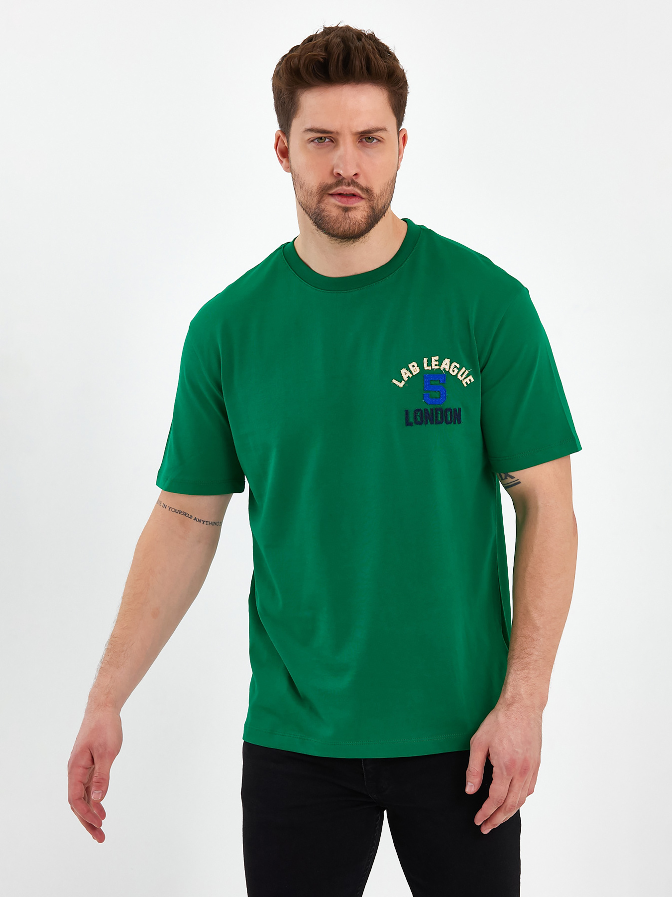 Футболка Trend Collection модель TC8092GreenFTBLK Фото