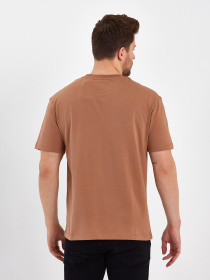 Футболка Trend Collection модель TC8090DarkBeigeFTBLK Футболка Trend Collection модель TC8090DarkBeigeFTBLK Фото