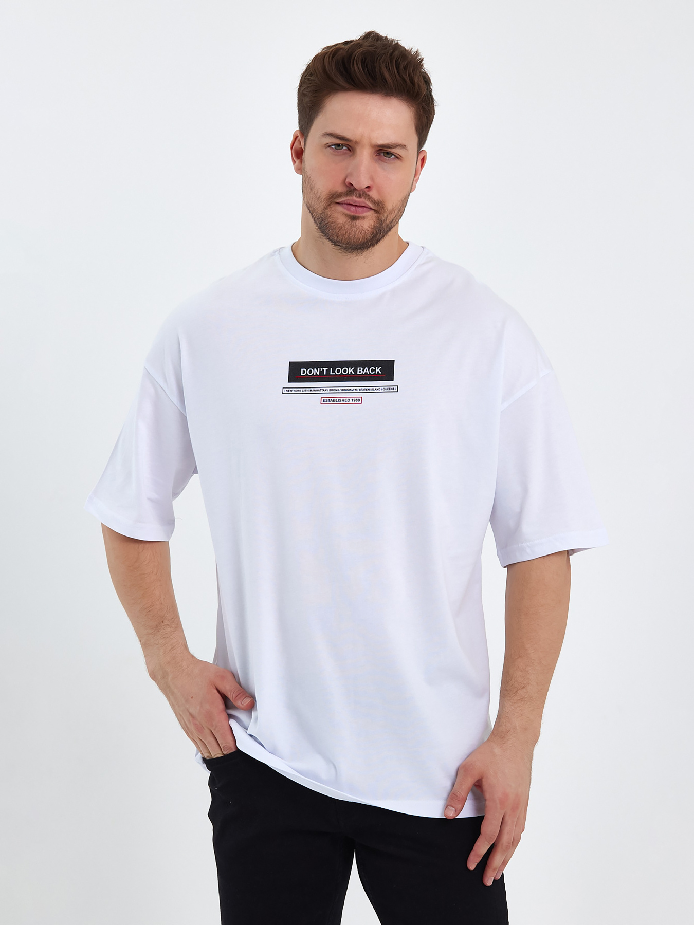 Футболка Trend Collection модель TC7920WhiteFTBLK Фото