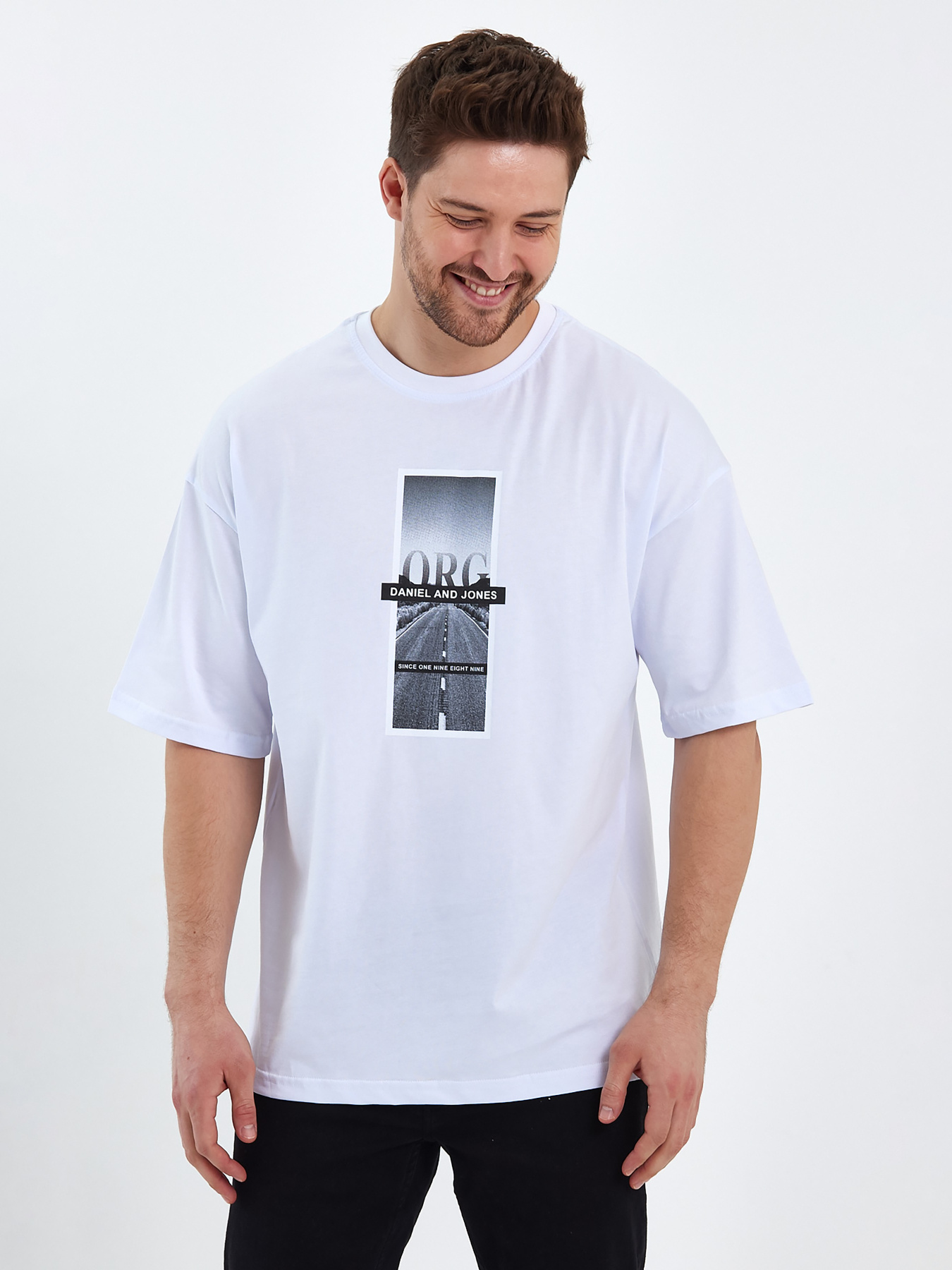 Футболка Trend Collection модель TC7918WhiteFTBLK Фото