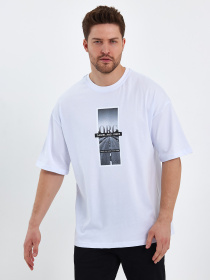 Футболка Trend Collection модель TC7918WhiteFTBLK Фото