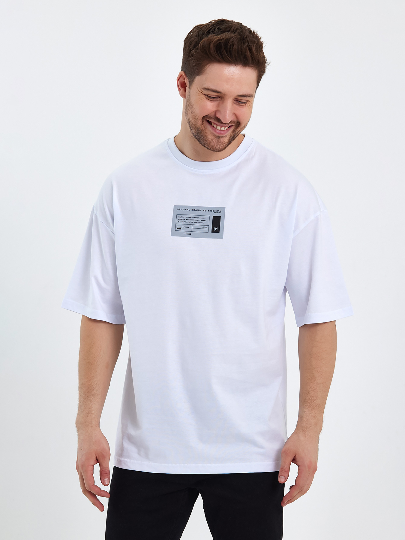 Футболка Trend Collection модель TC7914WhiteFTBLK Фото