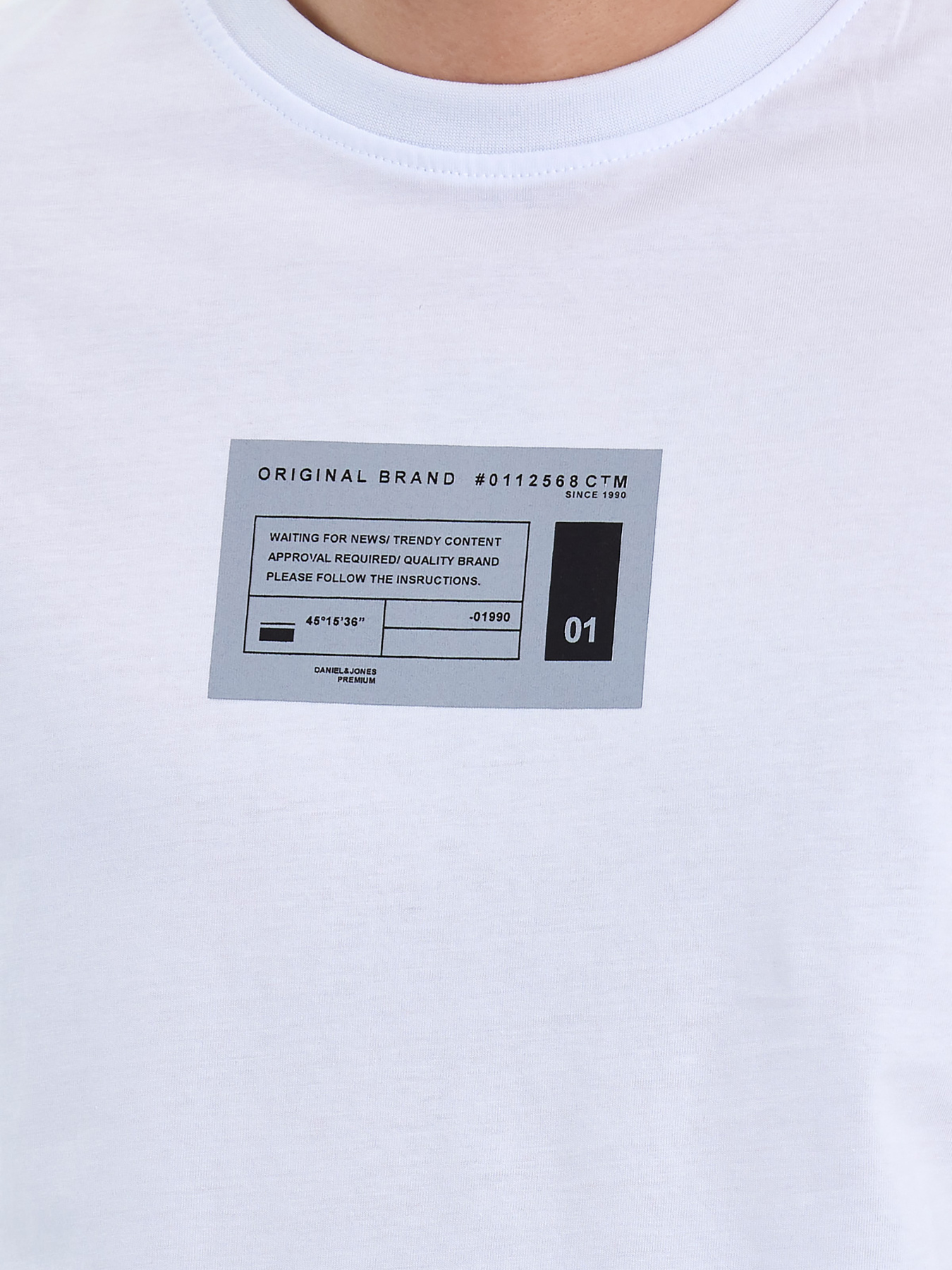 Футболка Trend Collection модель TC7914WhiteFTBLK Фото