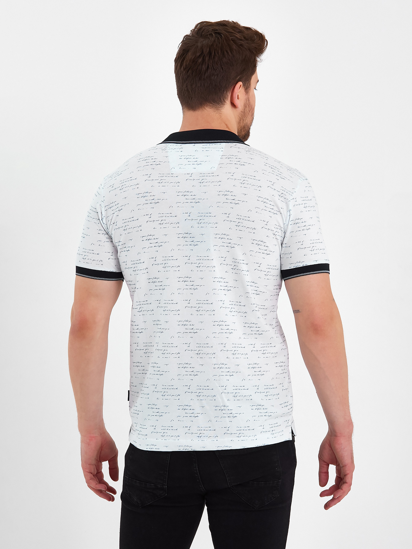 Поло Trend Collection модель TC7898WhiteFTBLK Фото