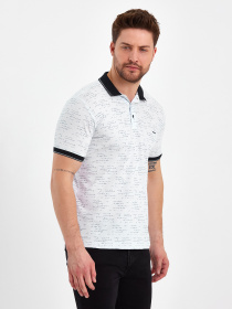 Поло Trend Collection модель TC7898WhiteFTBLK Поло Trend Collection модель TC7898WhiteFTBLK Фото