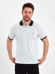 Поло Trend Collection модель TC7898WhiteFTBLK Поло Trend Collection модель TC7898WhiteFTBLK Фото