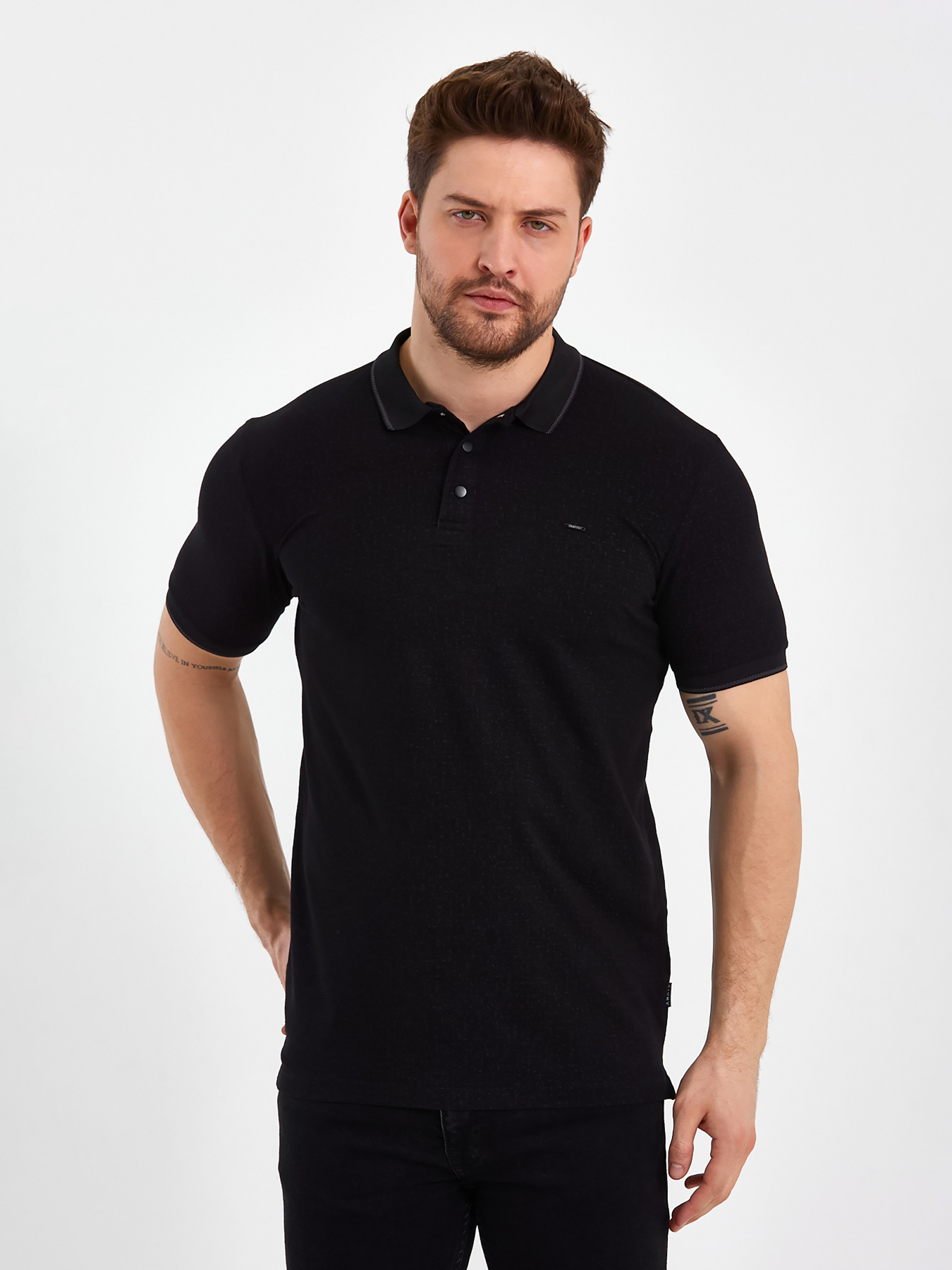 Поло Trend Collection модель TC7892BlackFTBLK Фото