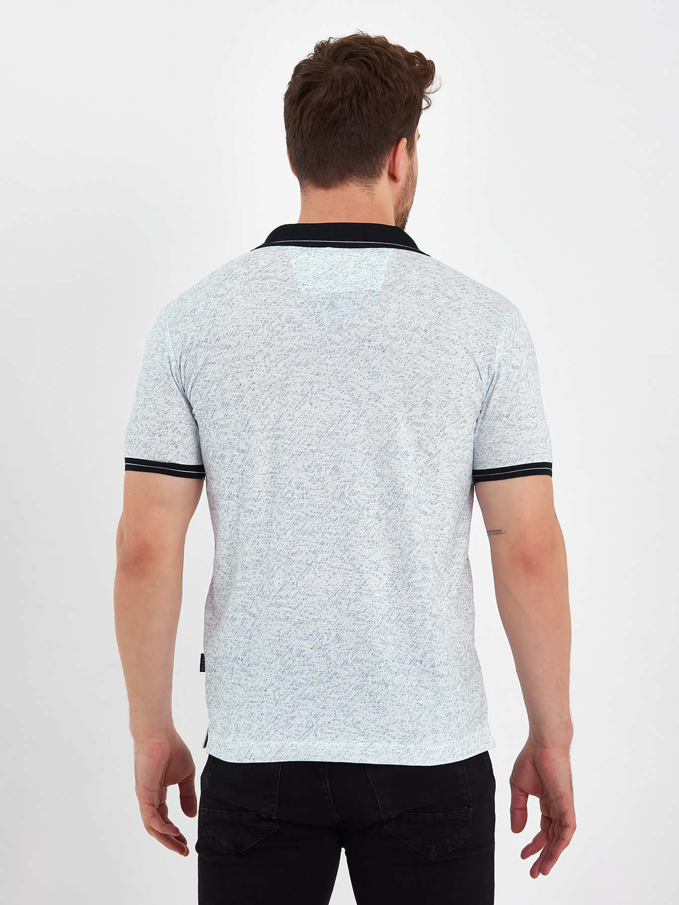 Поло Trend Collection модель TC7891BlackWhiteFTBLK Фото