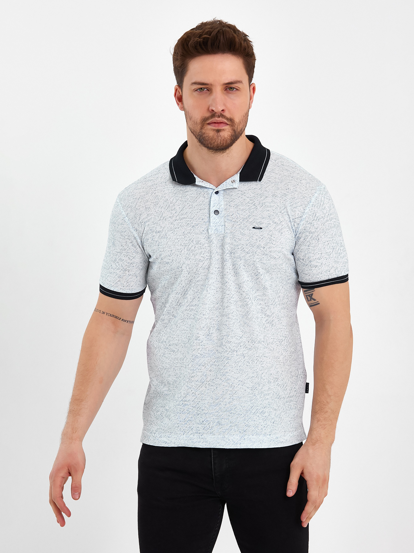 Поло Trend Collection модель TC7891BlackWhiteFTBLK Поло Trend Collection модель TC7891BlackWhiteFTBLK Фото