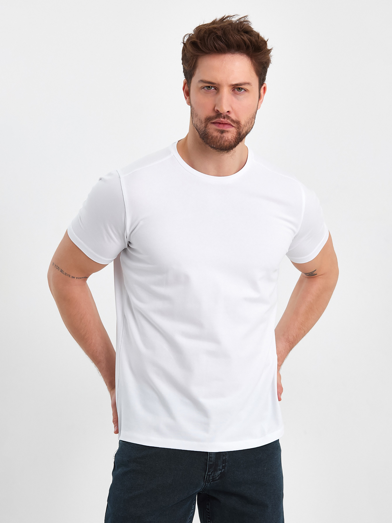 Футболка Trend Collection модель TC7812WhiteFTBLK Фото