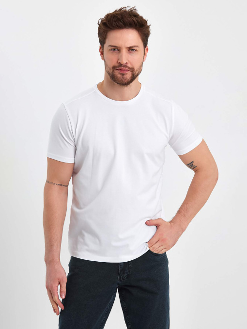 Футболка Trend Collection модель TC7812WhiteFTBLK Фото