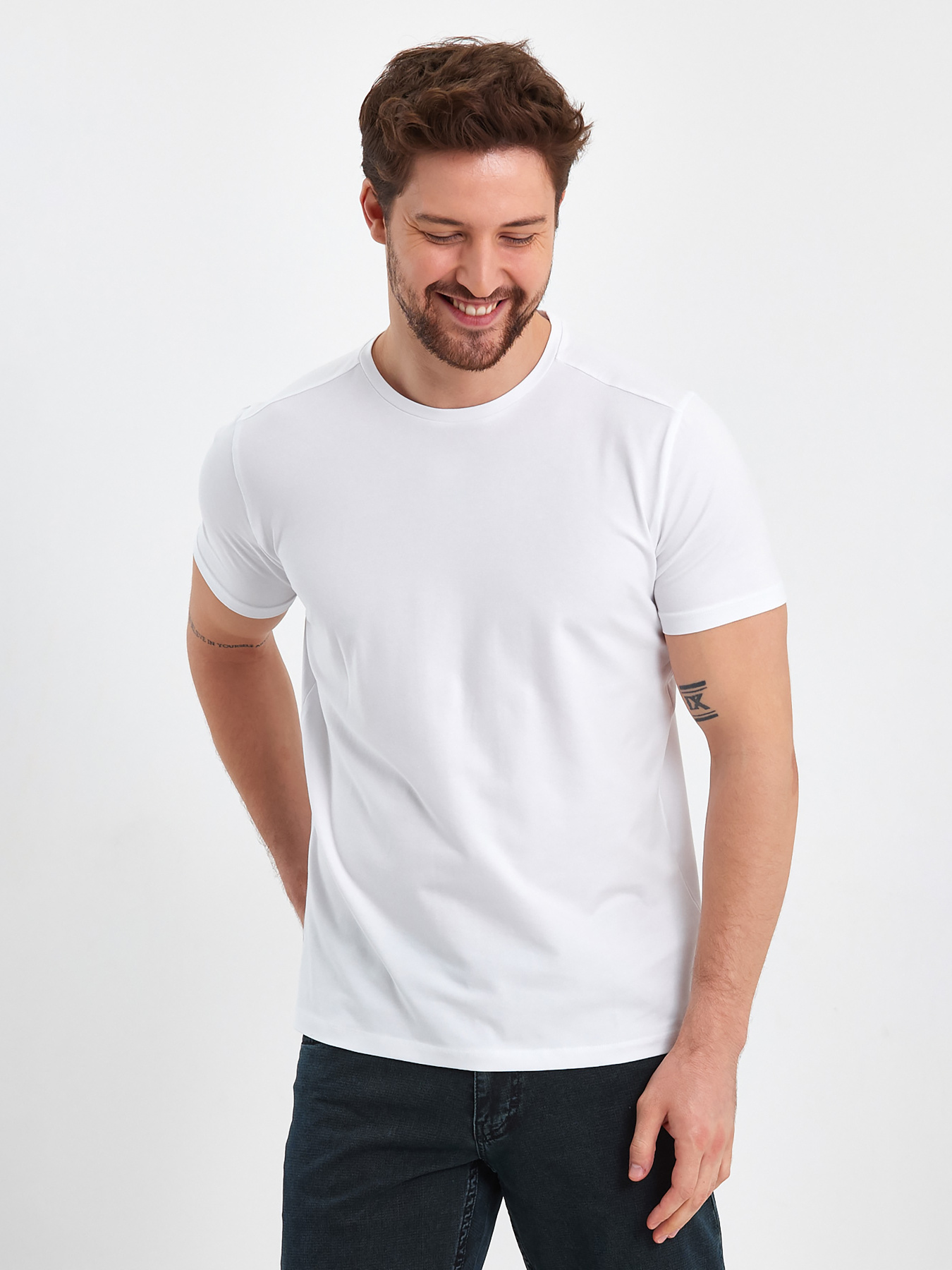 Футболка Trend Collection модель TC7812WhiteFTBLK Фото