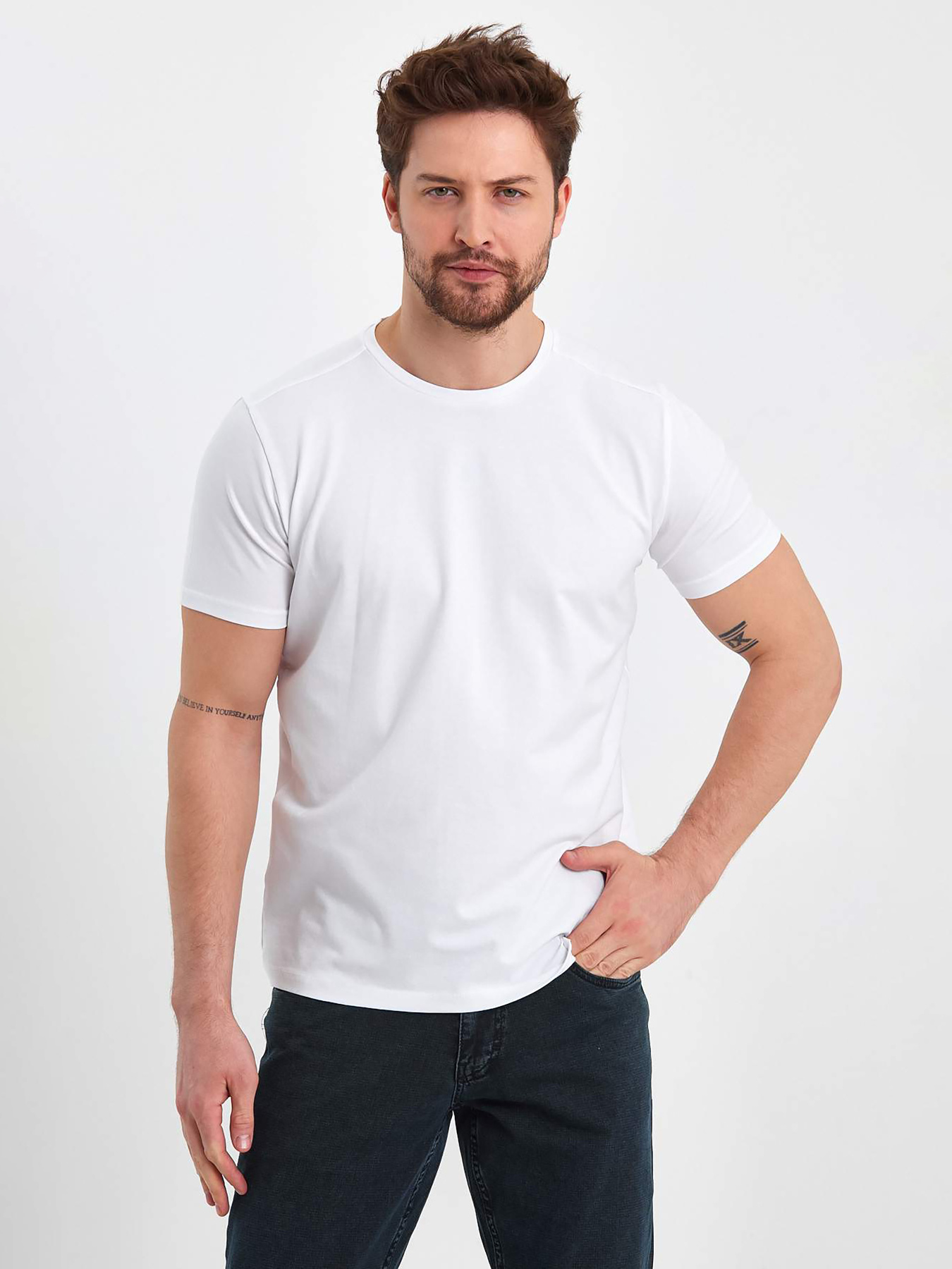 Футболка Trend Collection модель TC7812WhiteFTBLK Фото