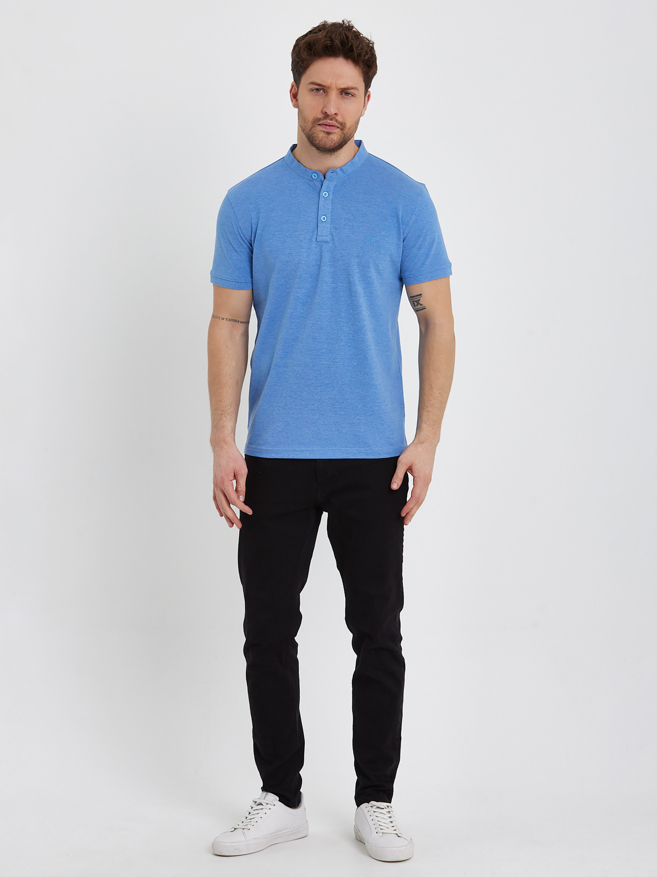 Поло Trend Collection модель TC7770LightBlueFTBLK Фото