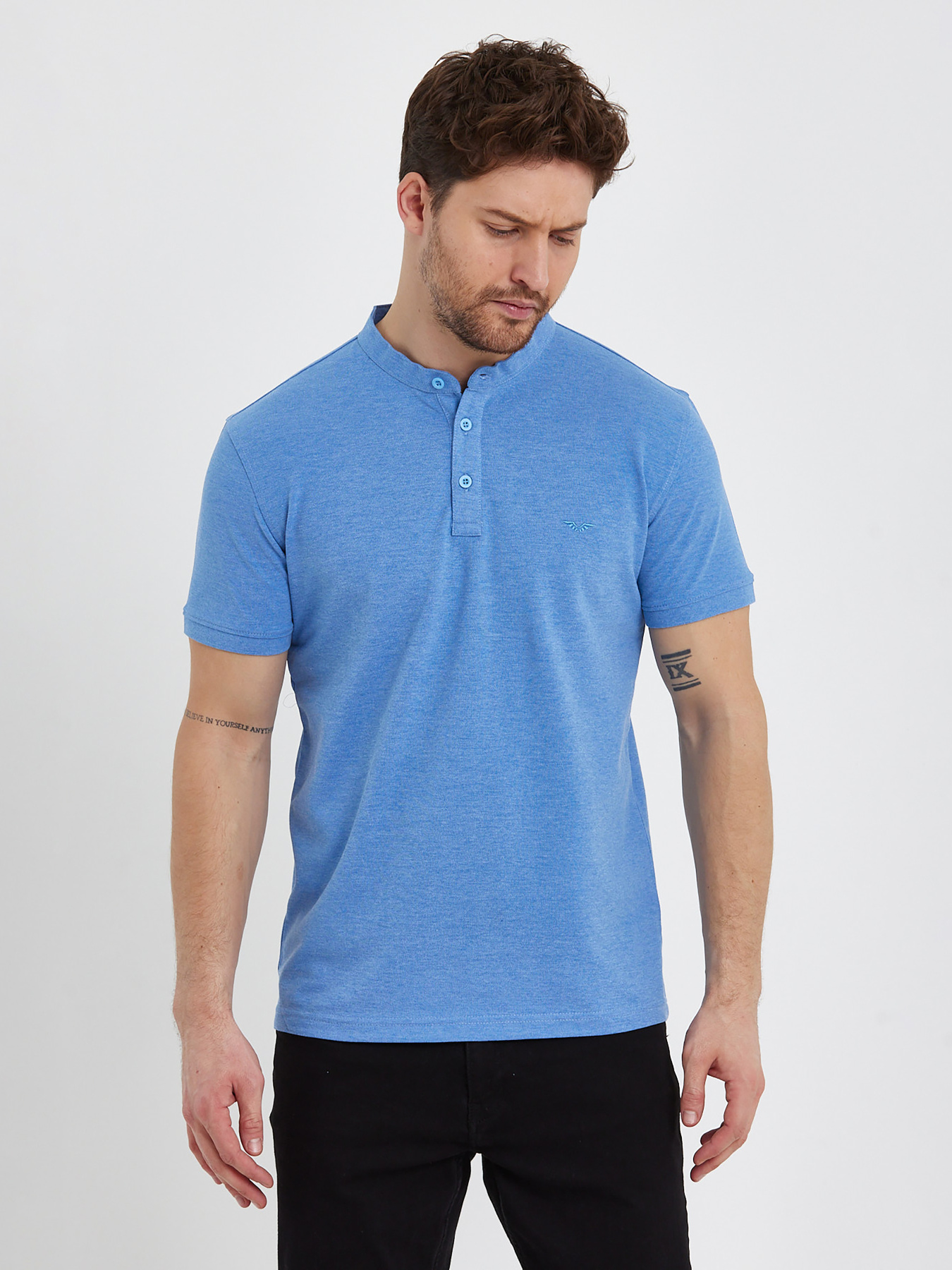 Поло Trend Collection модель TC7770LightBlueFTBLK Фото