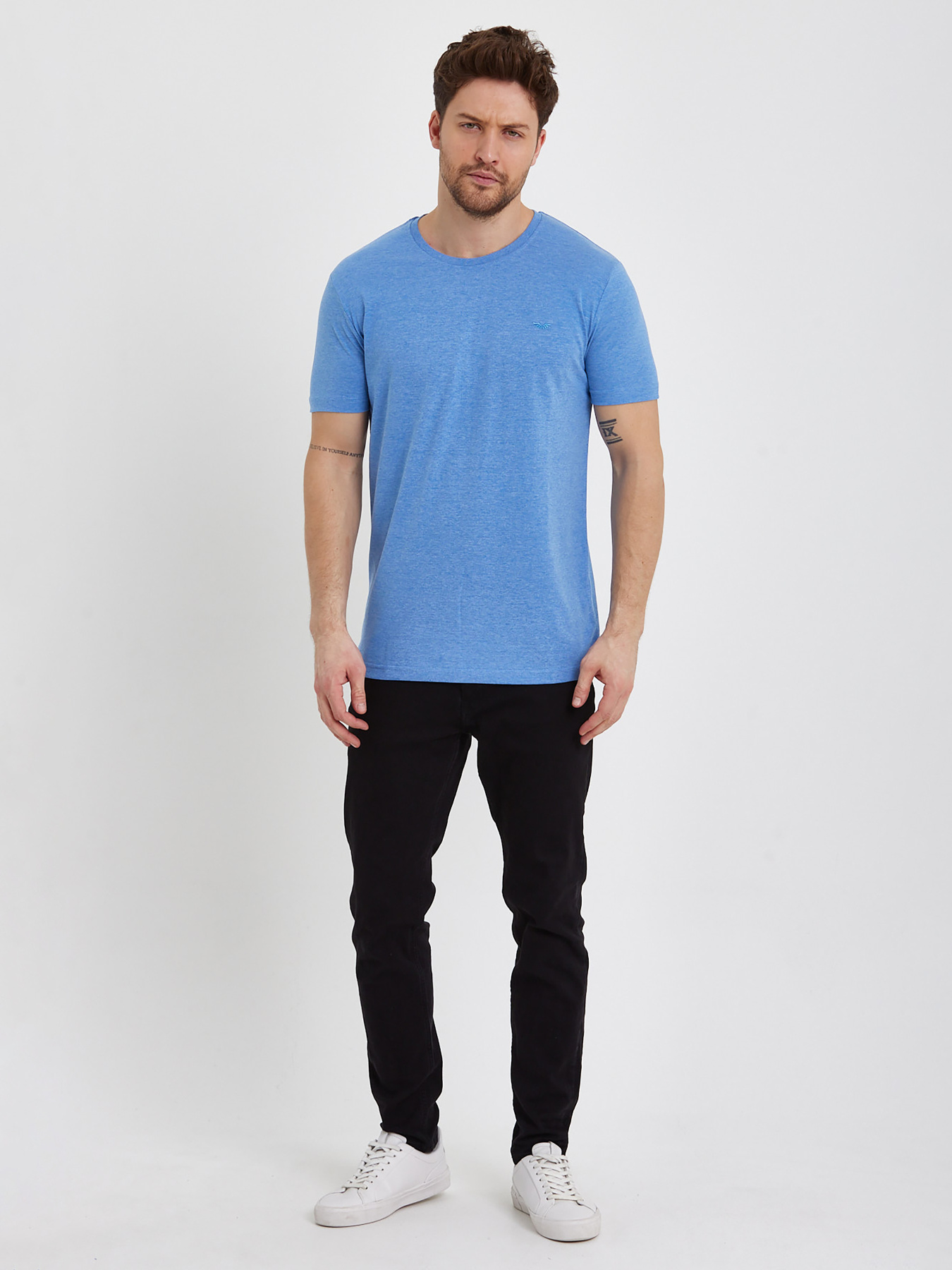 Футболка Trend Collection модель TC7657LightBlueFTBLK Фото