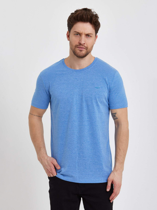 Футболка Trend Collection модель TC7657LightBlueFTBLK Фото