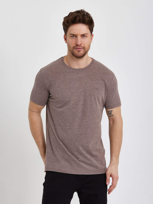Футболка Trend Collection модель TC7656BrownFTBLK Фото