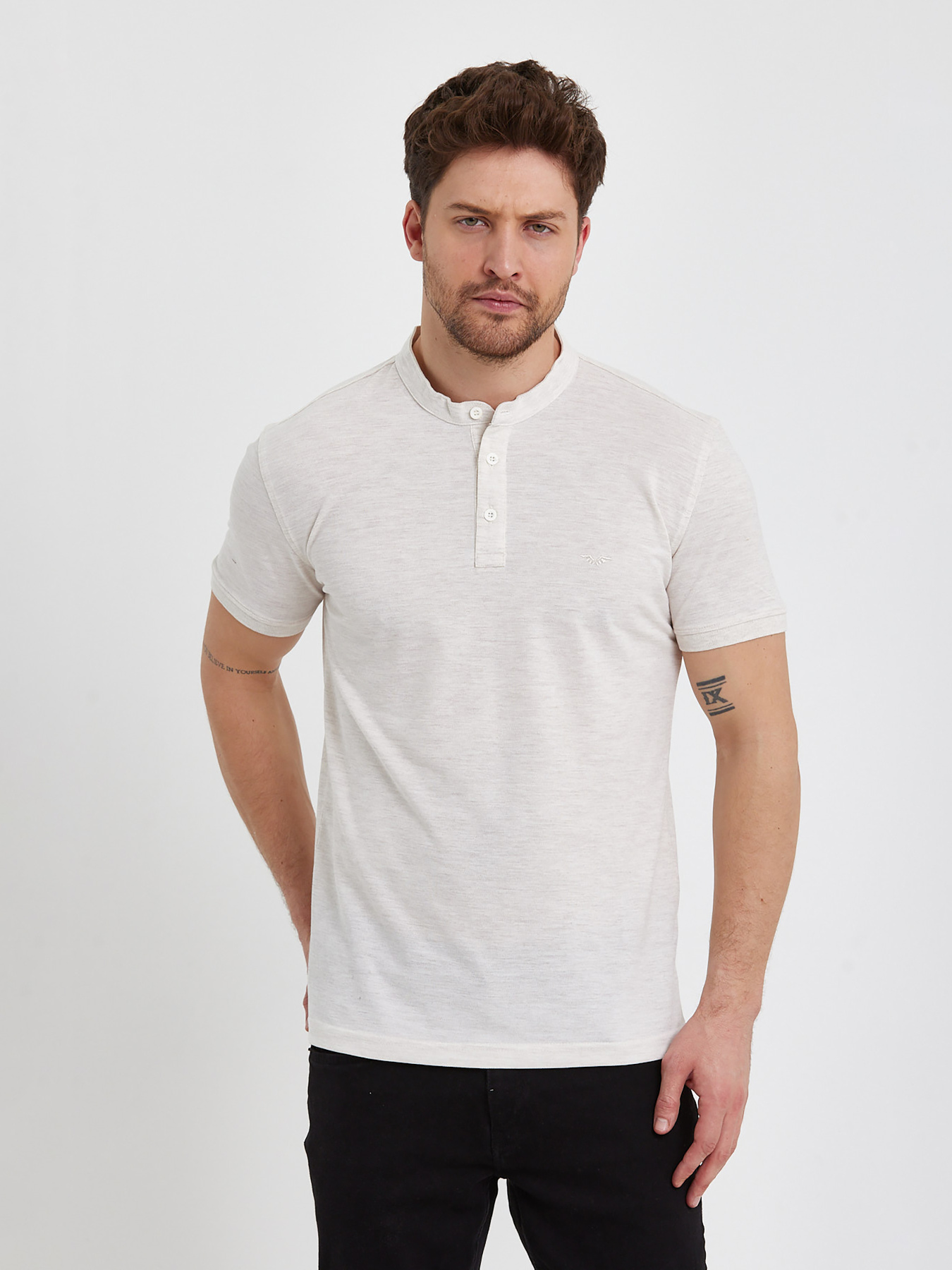 Поло Trend Collection модель TC7647LightBeigeFTBLK Фото