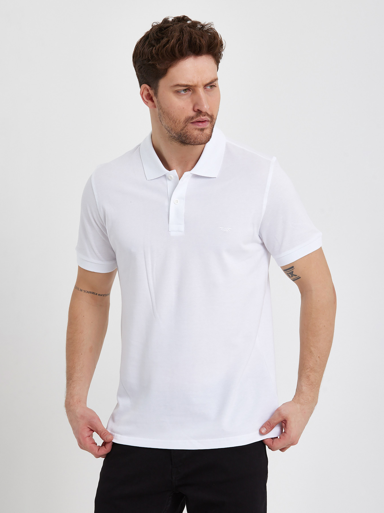 Поло Trend Collection модель TC7611WhiteFTBLK Фото