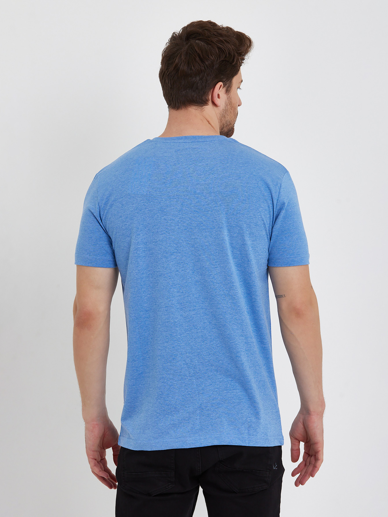 Футболка Trend Collection модель TC7610LightBlueFTBLK Фото