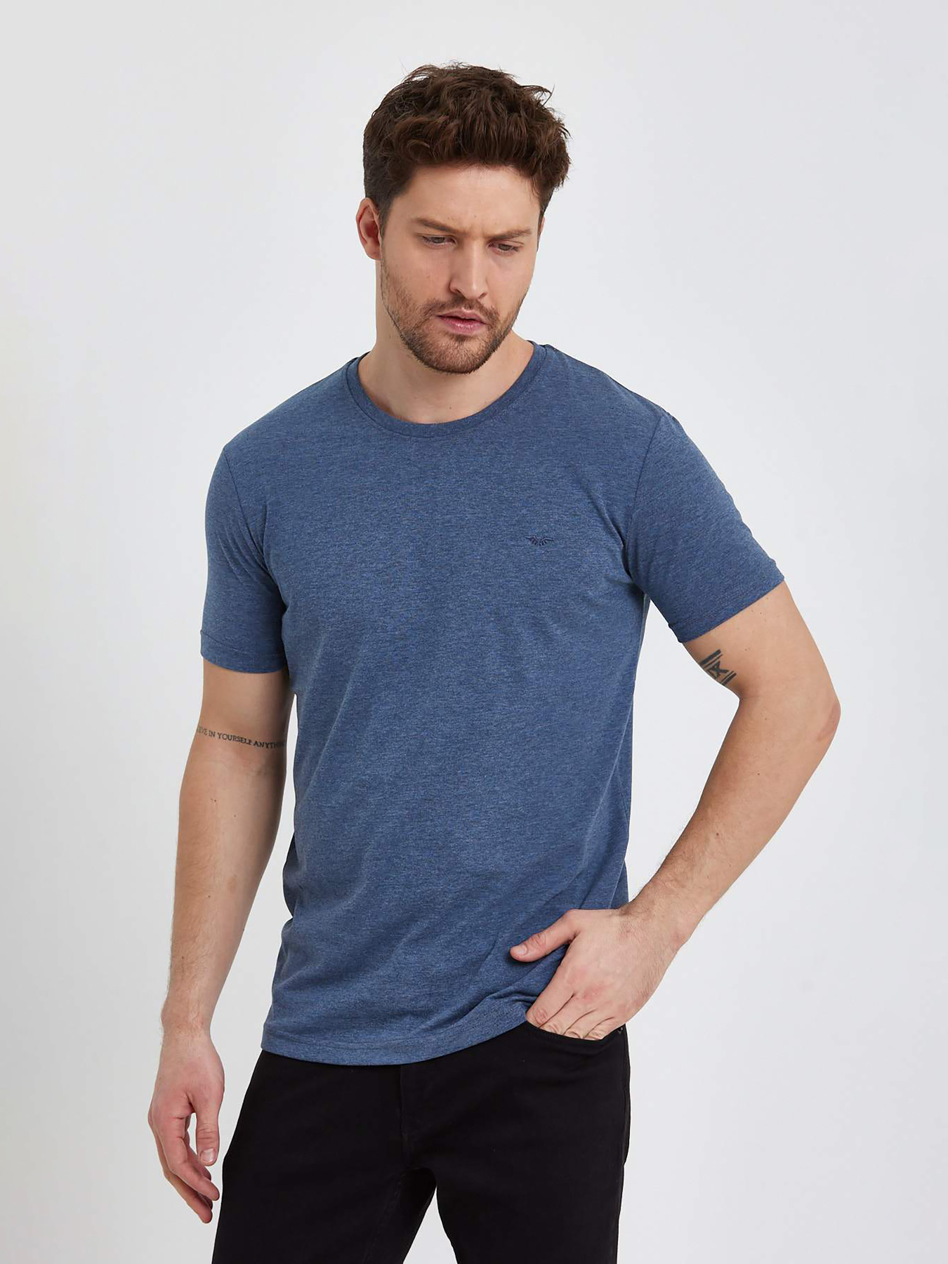 Футболка Trend Collection модель TC7600BlueFTBLK Фото