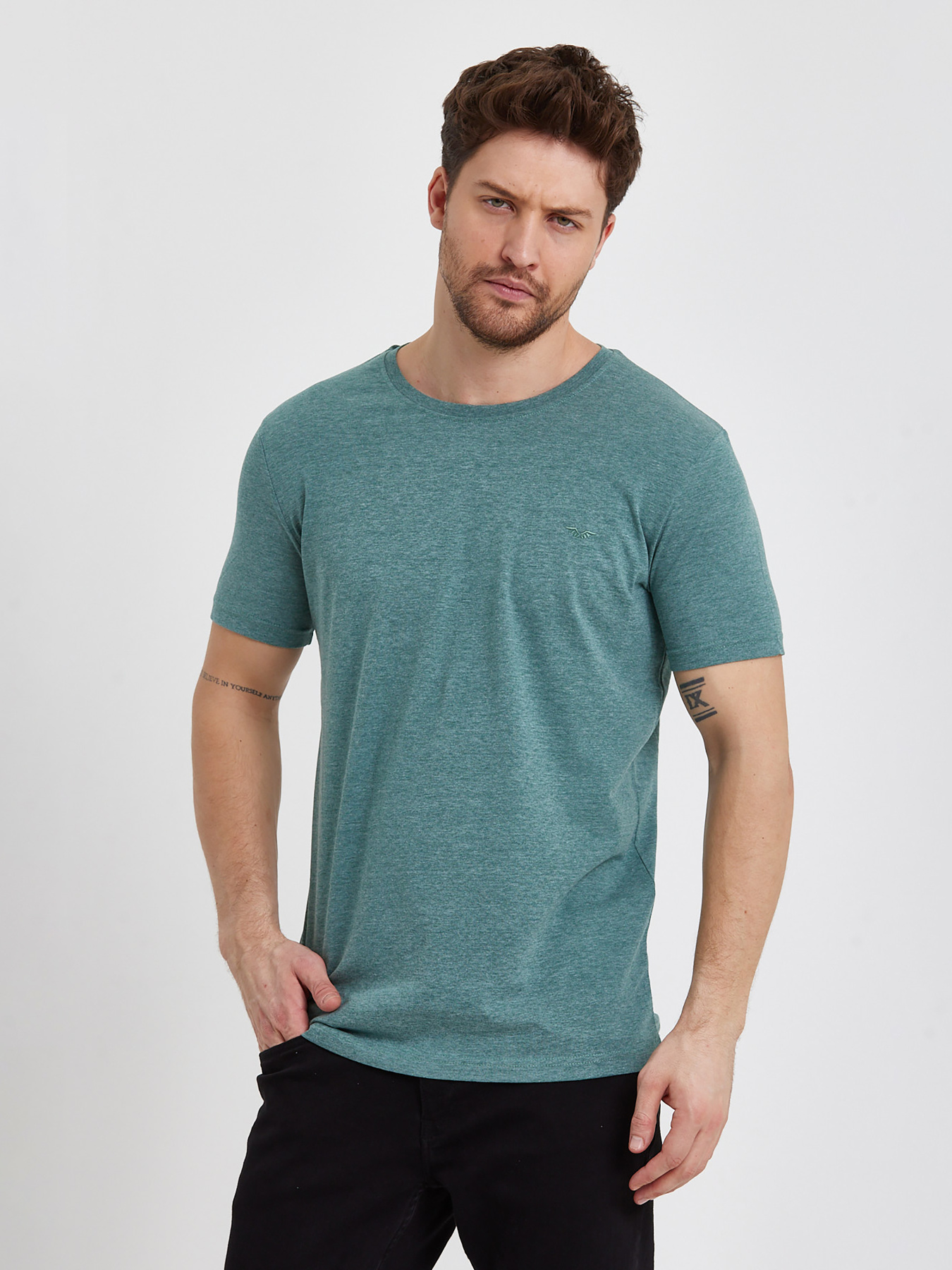 Футболка Trend Collection модель TC7599GreenFTBLK Фото